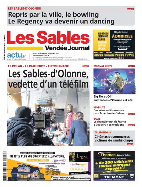 le journal des sables en ligne